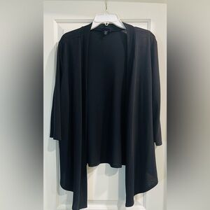 Torrid Black 3/4 Sleeve Sweater